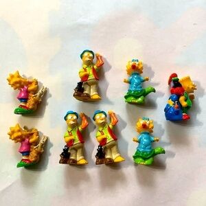 Vintage 1990 The Simpsons Family Camping Kids club lot rare collection